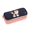 Pencil Box Pet-à-Porter. Trendy spacious pencil box. A plain pencil box, varnished with Jeune Premier designs, with a selection of elastic bands on the lid to store your favorite pens.