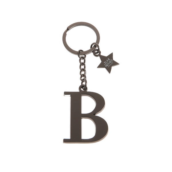 Keychain Letter Black - B