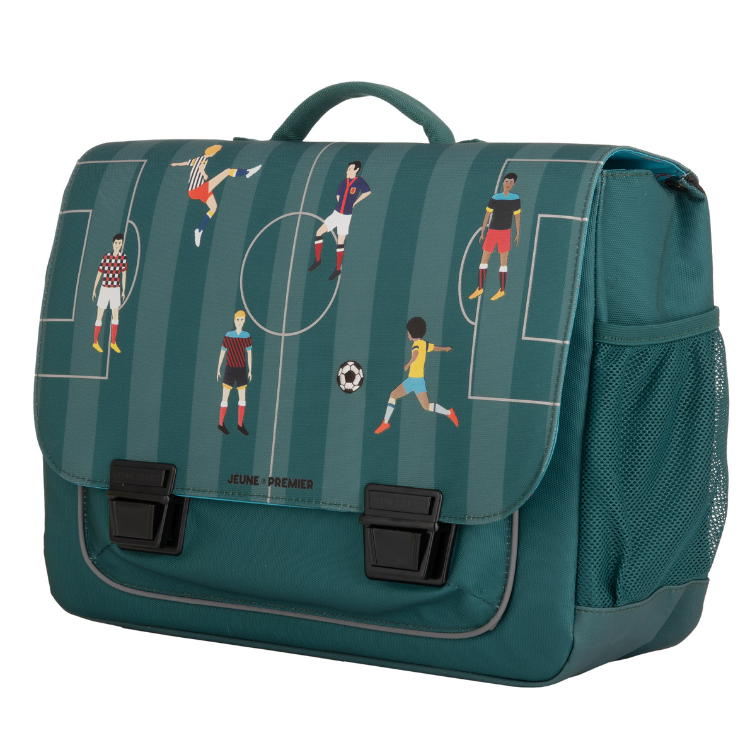 Trendy schoolbag for children from 6 to 8 years. The bags were inspired by the leather school bags from the old days but with all the modern functionalities that make them timeless classics.