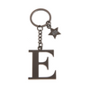 Keychain Letter Black - E