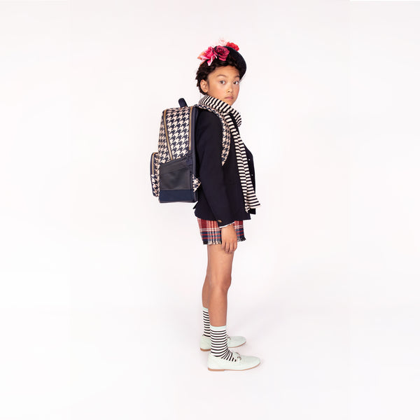 Rucksack Bobbie - Houndstooth Horse