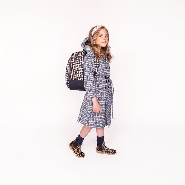 Backpack James - Houndstooth Horse