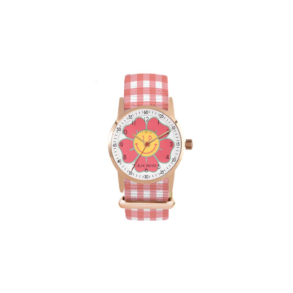 Jeune Premier x Millow Horloge - Vichy Love Pink