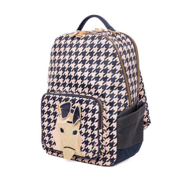 Rucksack New Bobbie - Houndstooth Horse