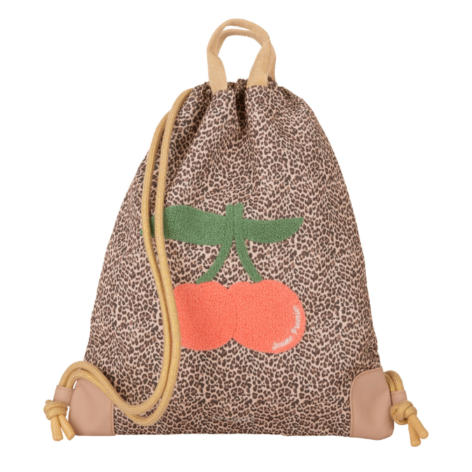 Sac de sport - Leopard Cherry