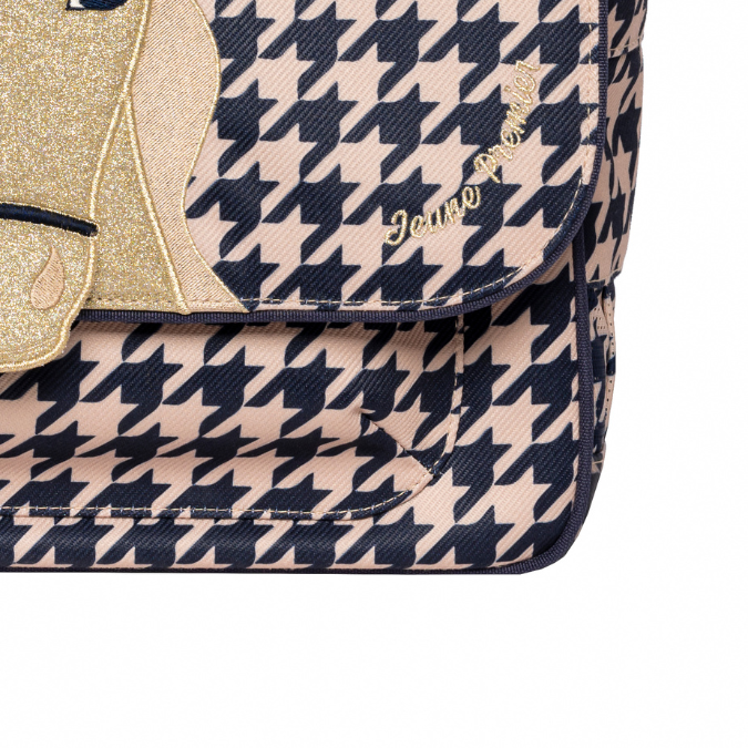 Borsa Midi - Houndstooth Horse