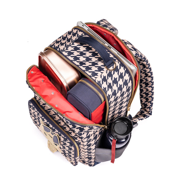 Rucksack Bobbie - Houndstooth Horse