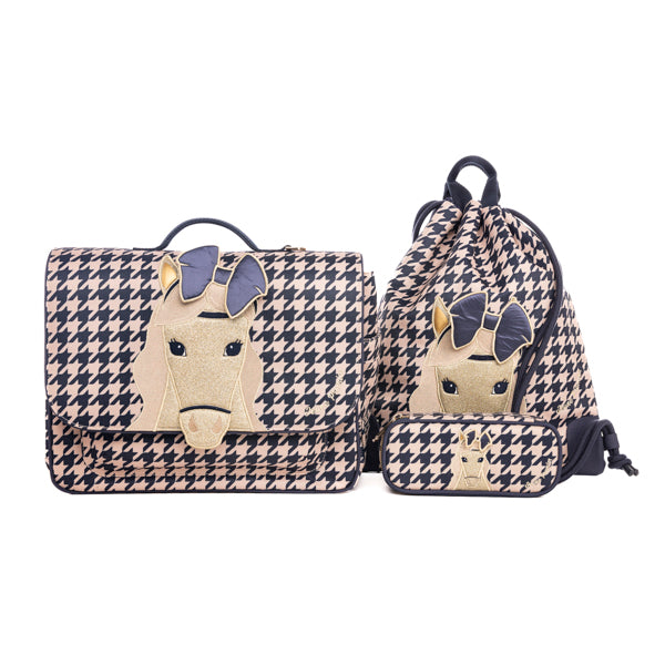 Midi Set - Houndstooth Horse