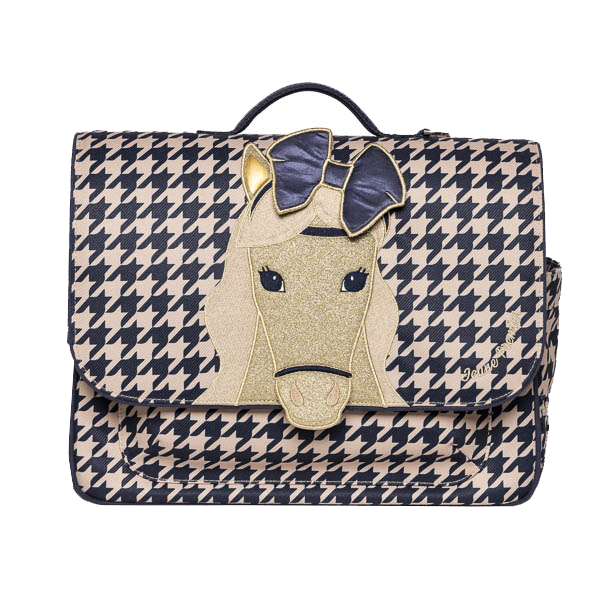 Borsa Midi - Houndstooth Horse