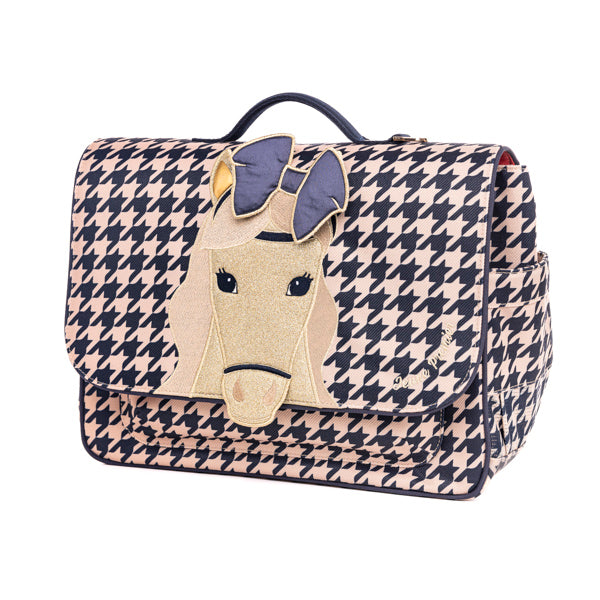 It Bag Midi - Houndstooth Horse