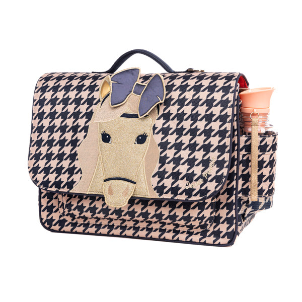 It Bag Midi - Houndstooth Horse