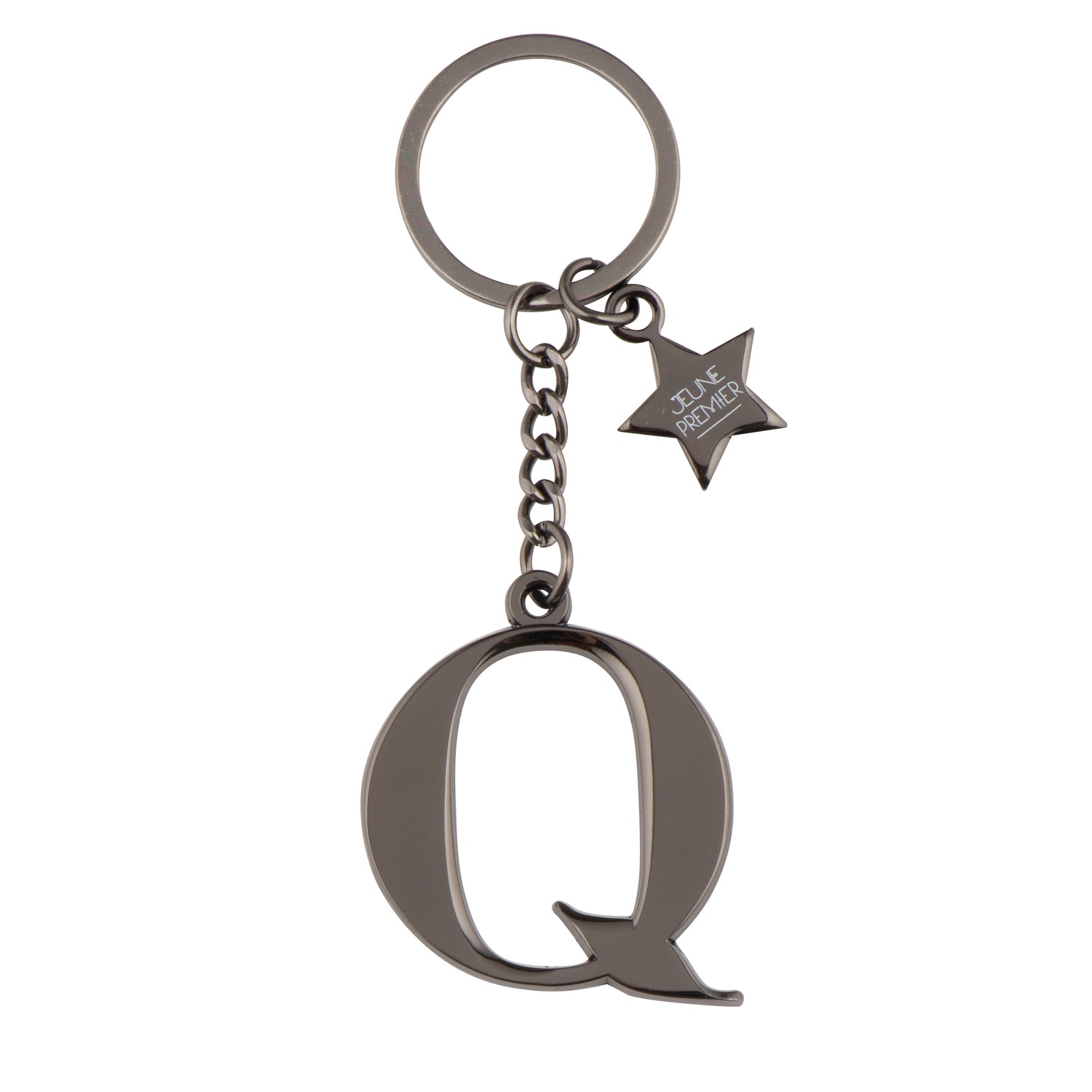 Keychain Letter Black - Q