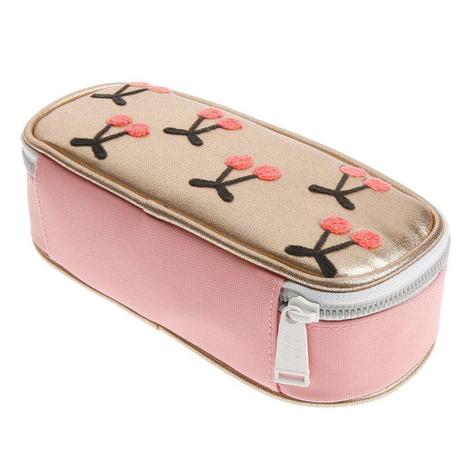 Pencil Box - Cherry Pompon