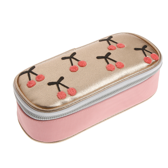 Pencil Box - Cherry Pompon