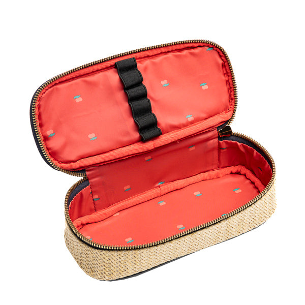 Federmappen Box - Raffia Cherry