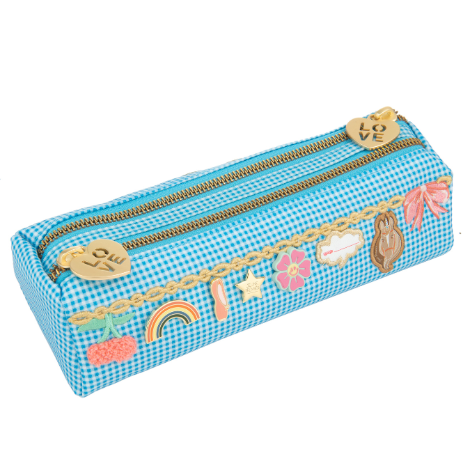 Trousse Double - Vichy Love Bleu