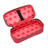 Pencil Box Saddle Bag. Trendy spacious pencil box. A plain pencil box, varnished with Jeune Premier designs, with a selection of elastic bands on the lid to store your favorite pens.