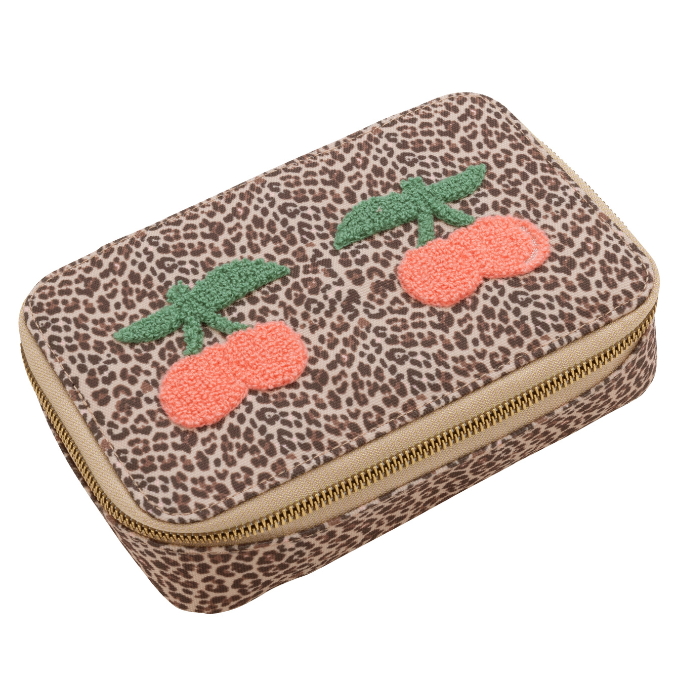 Trousse Remplie - Leopard Cherry