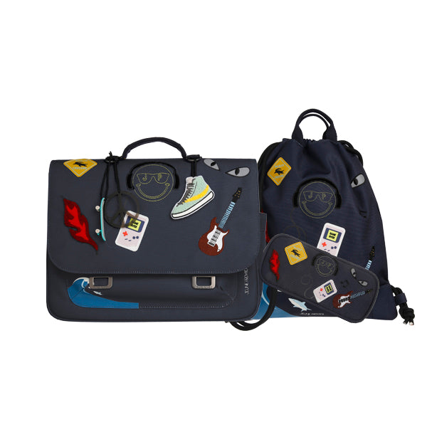 NEW ! Limited Midi Set with your favourite Midi and matching City Bag & Pencil Box. Design: Mr. Gadget