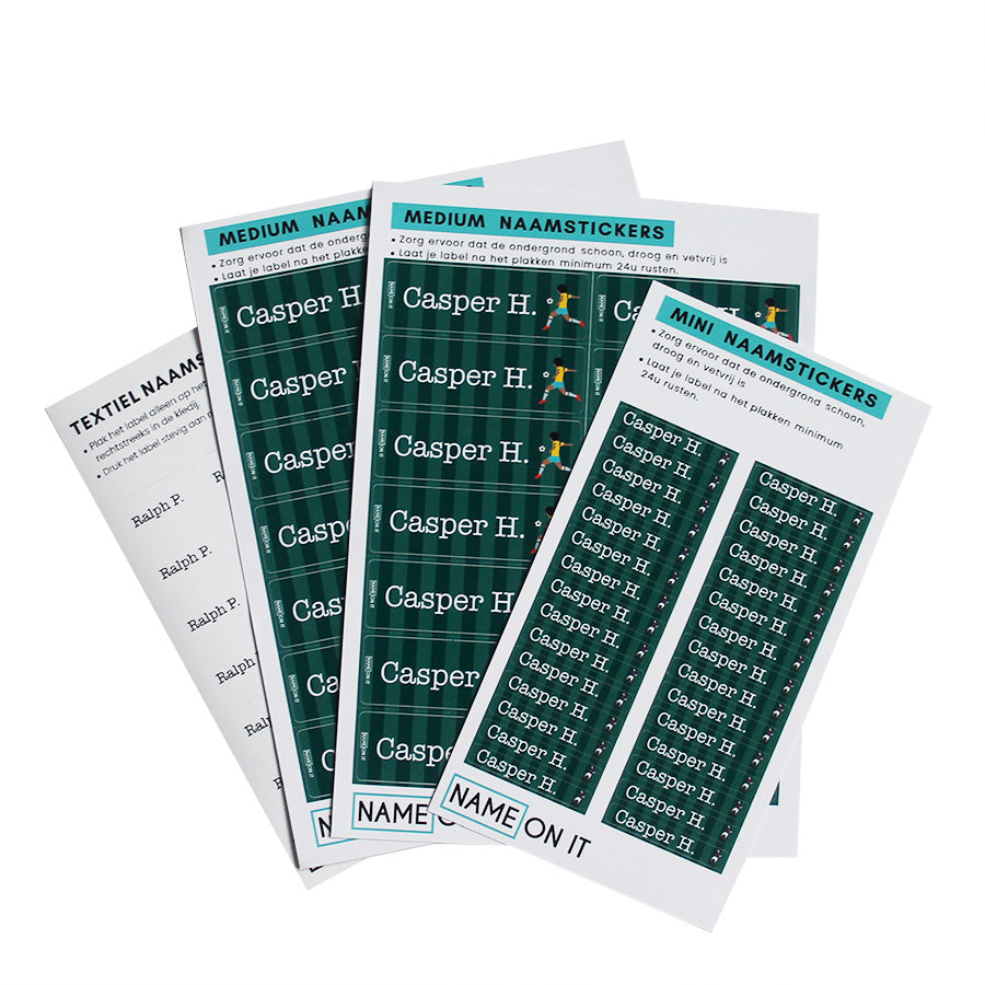 Gepersonaliseerde Labels - Soccer Game